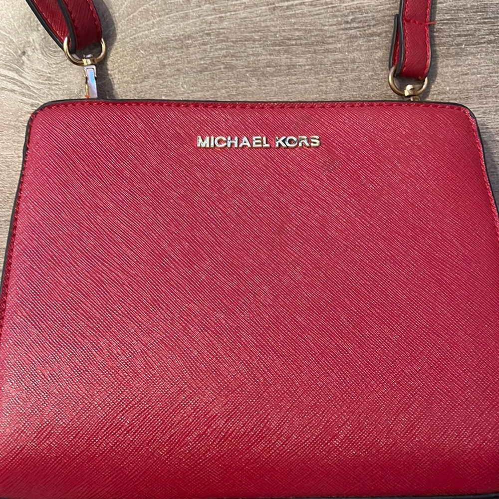 Michael Kors Red CrossBody Bag